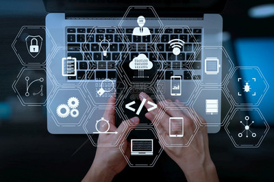 編碼軟件開發(fā)者與AR儀表板計算機圖標的系統(tǒng)開發(fā)